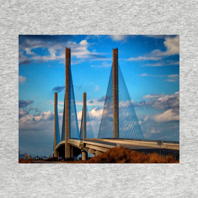 Indian River Bridge Southern View by Swartwout